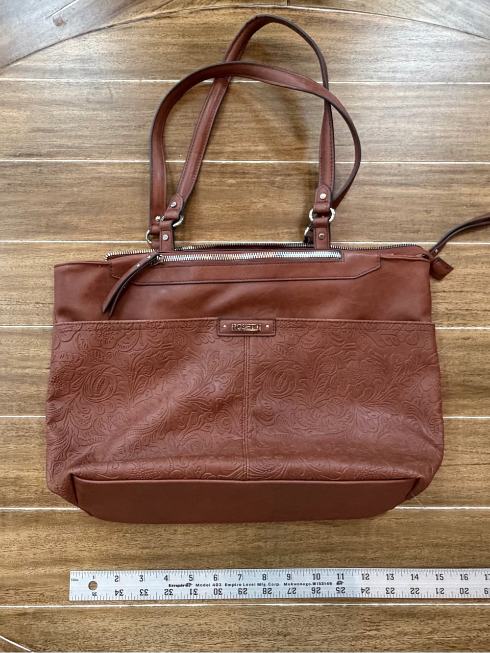 Women’s Rosetti Embossed Tote Bag - Brown